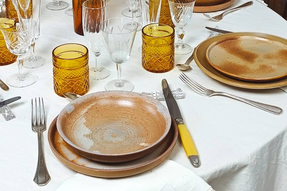 Déco de table rustique