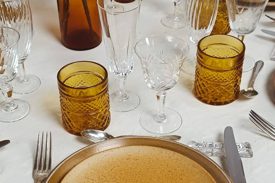 Déco de table rustique