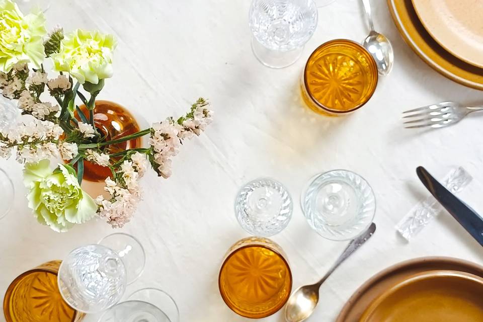Déco de table rustique