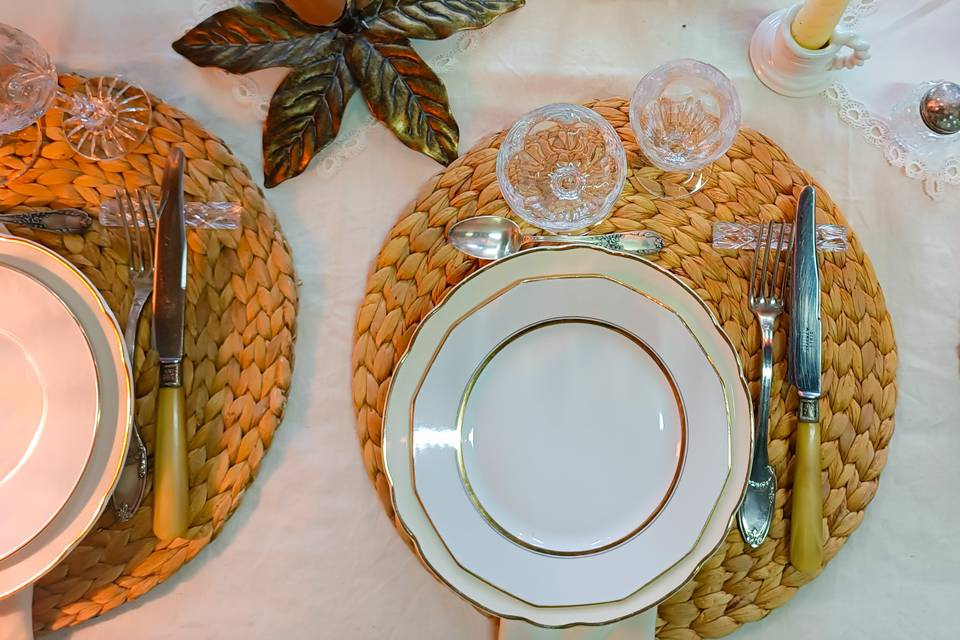 Déco de table sobre et chic