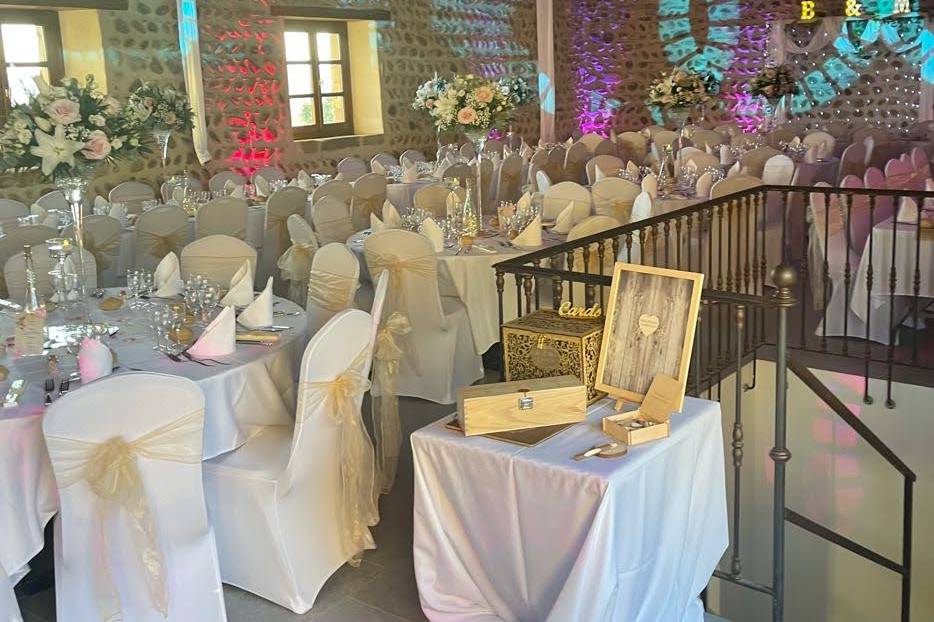 Décoration salle mariage