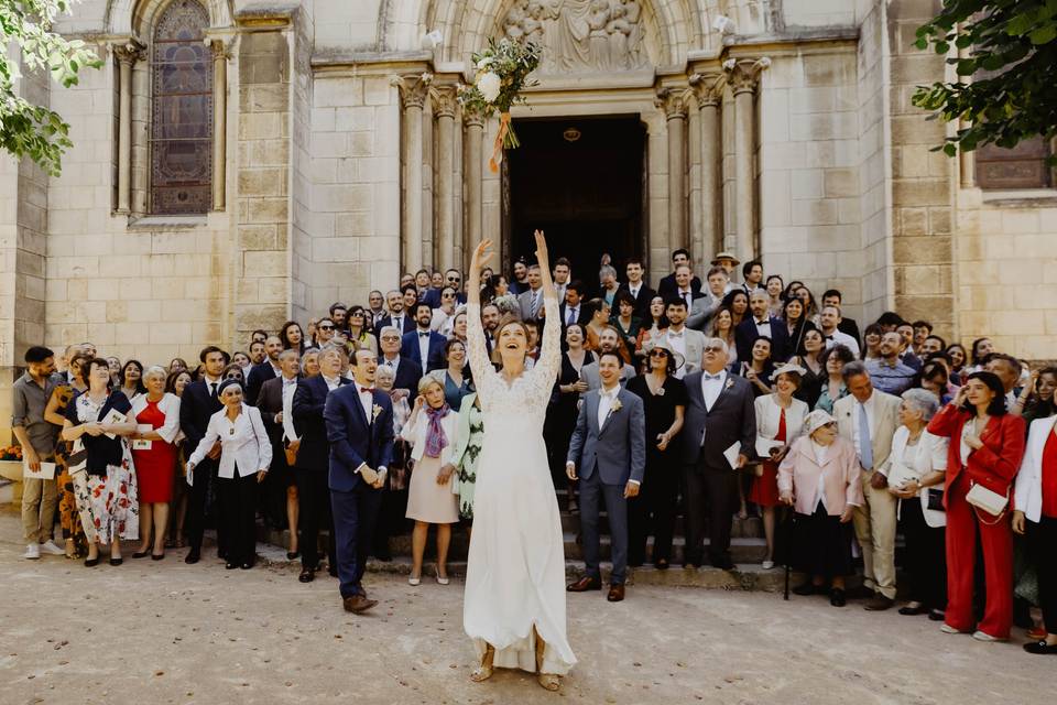 Lancé de bouquet