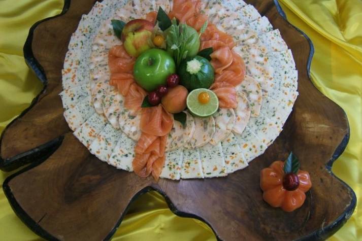 Terrine de sandre aux petits légumes