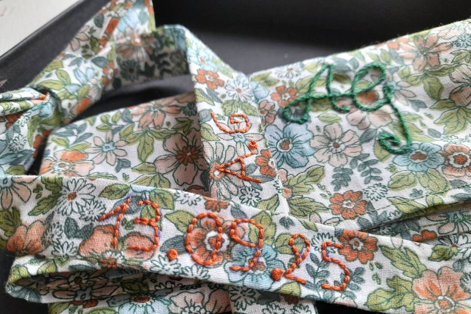 Noeud papillon et pochette