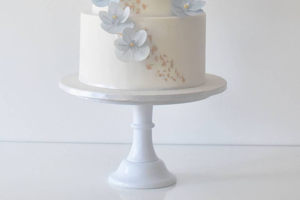 Présentoir blanc pour cake design