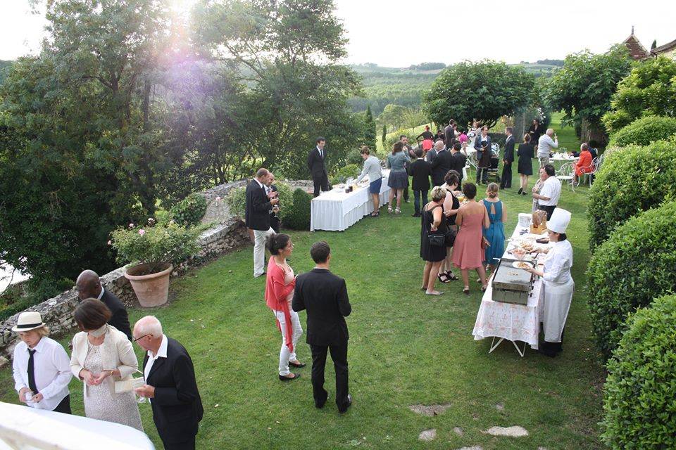 Cocktail avec vue sur nature