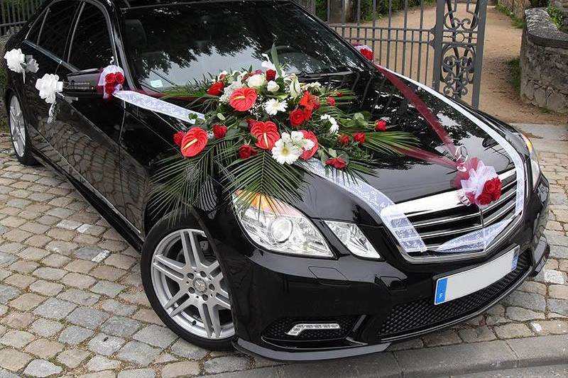 Fleurs voiture