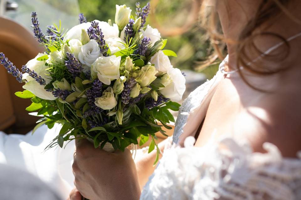 Bouquet et se belle mariée