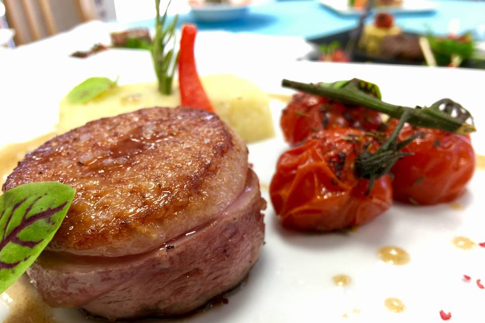 Canard, écrasé de pommes