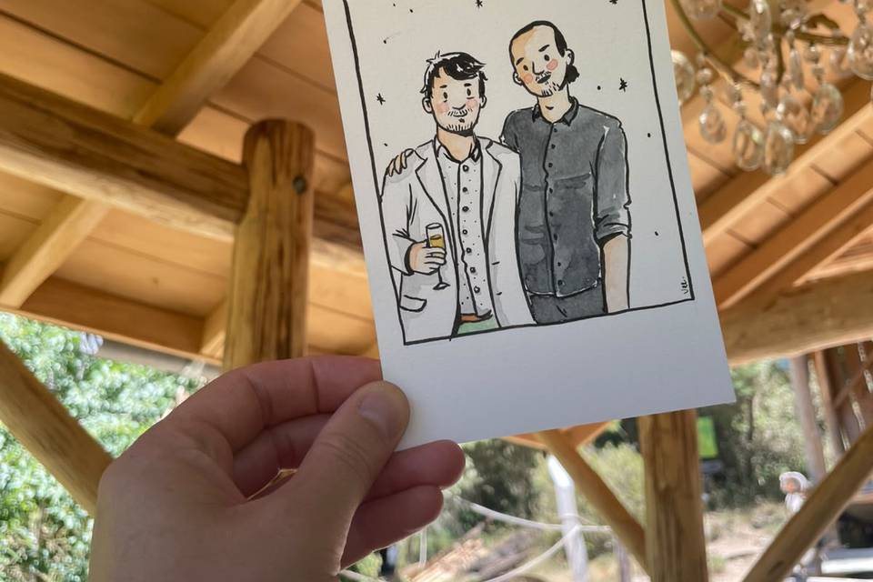 Portrait d'amis