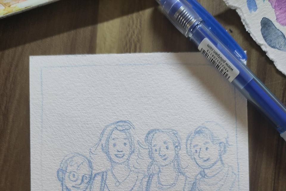 1ere étape : le croquis