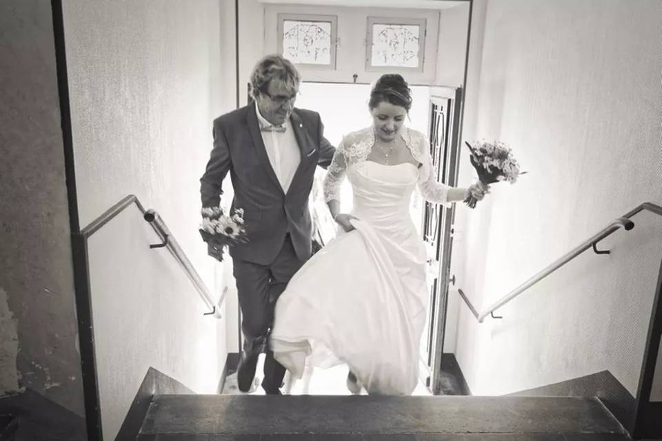 Arrivée de la mariée