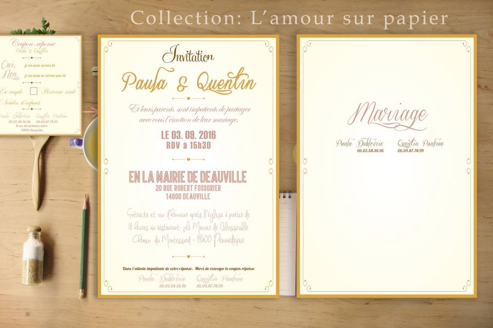 Faire-part Mariage