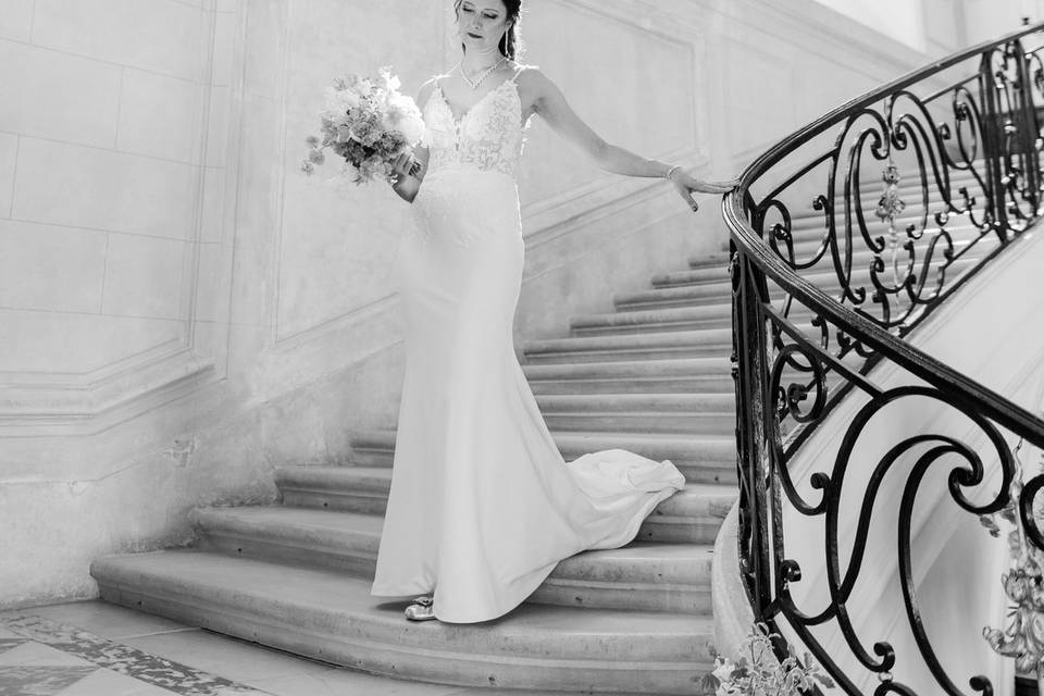 Mariage élégant et intemporel
