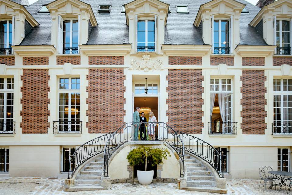 Facade du chateau