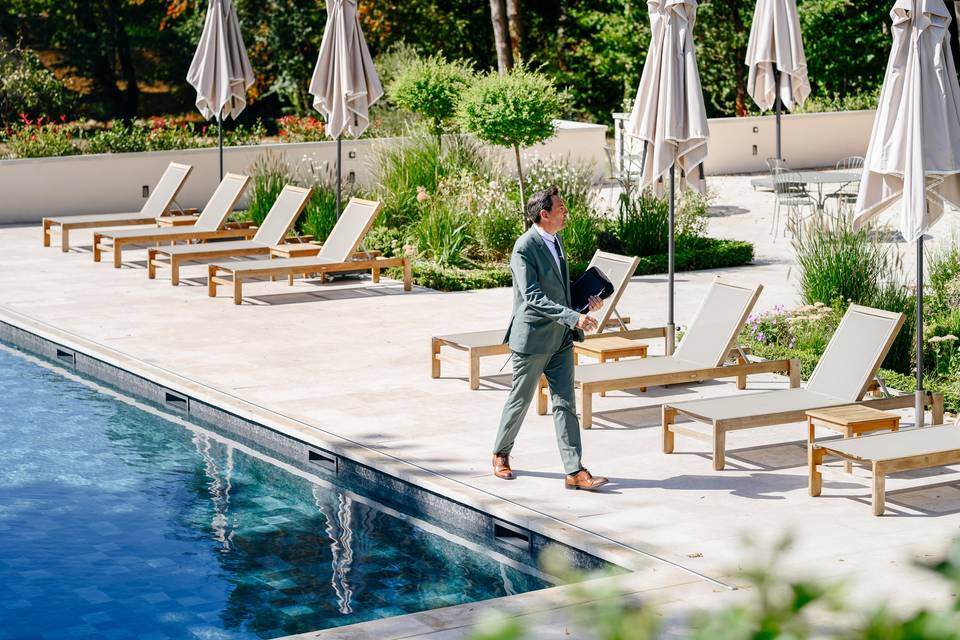Terrasse de piscine
