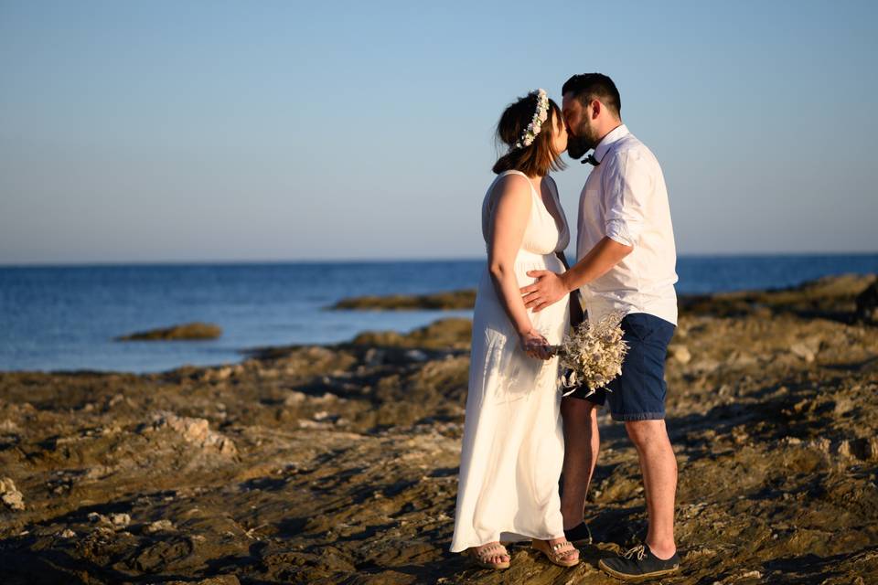 Un baiser au bord de l'eau