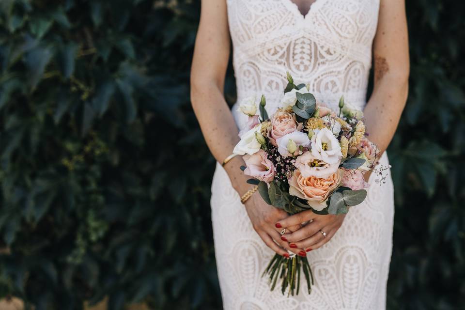 Bouquet de mariée forme 