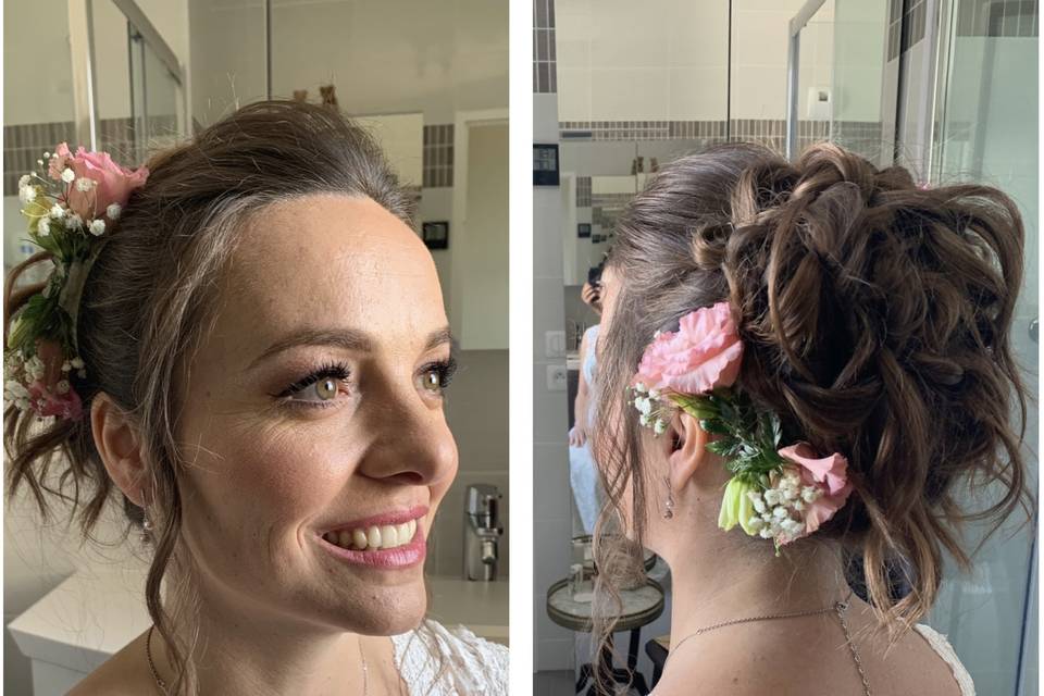 Mise en beauté Mariée