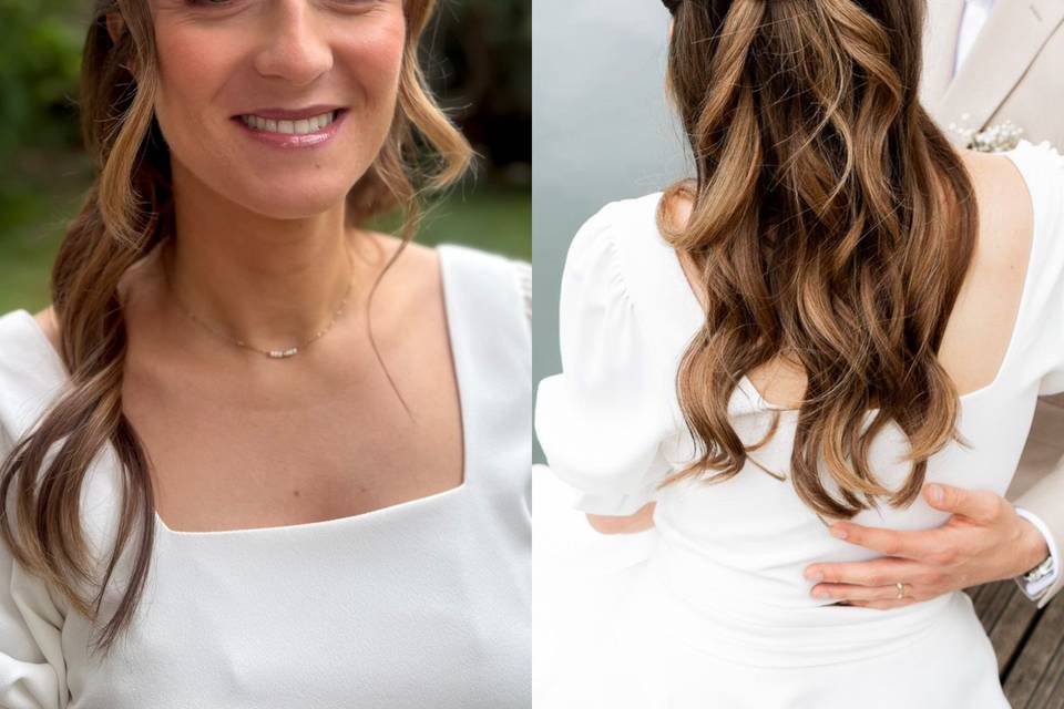 Maquillage et coiffure mariée