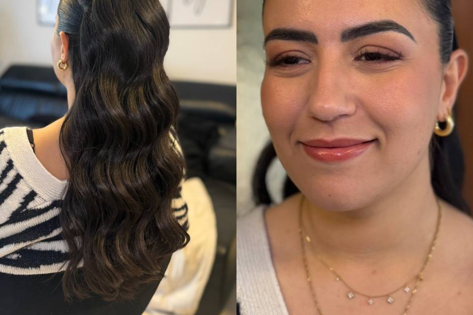 Maquillage et coiffure mariée