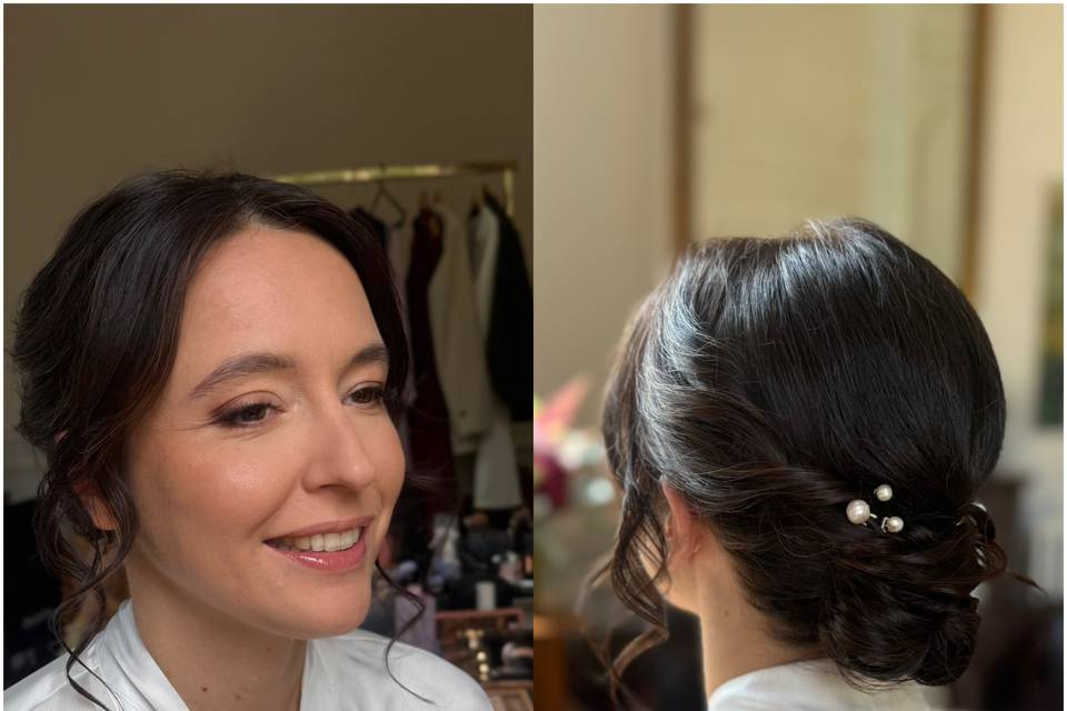 Maquillage et coiffure mariée