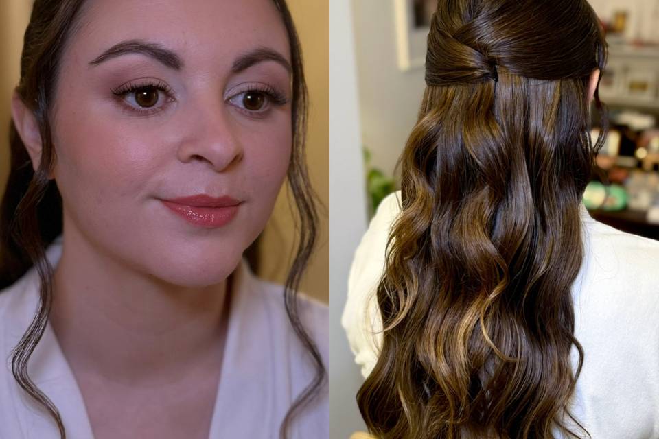 Maquillage et coiffure mariée