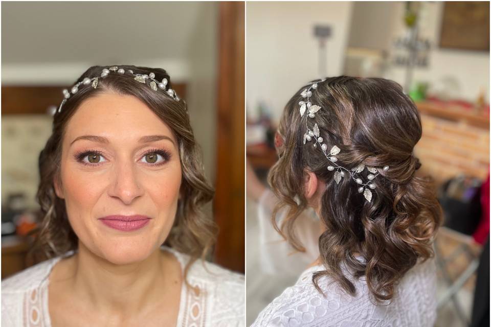 Maquillage et coiffure mariée