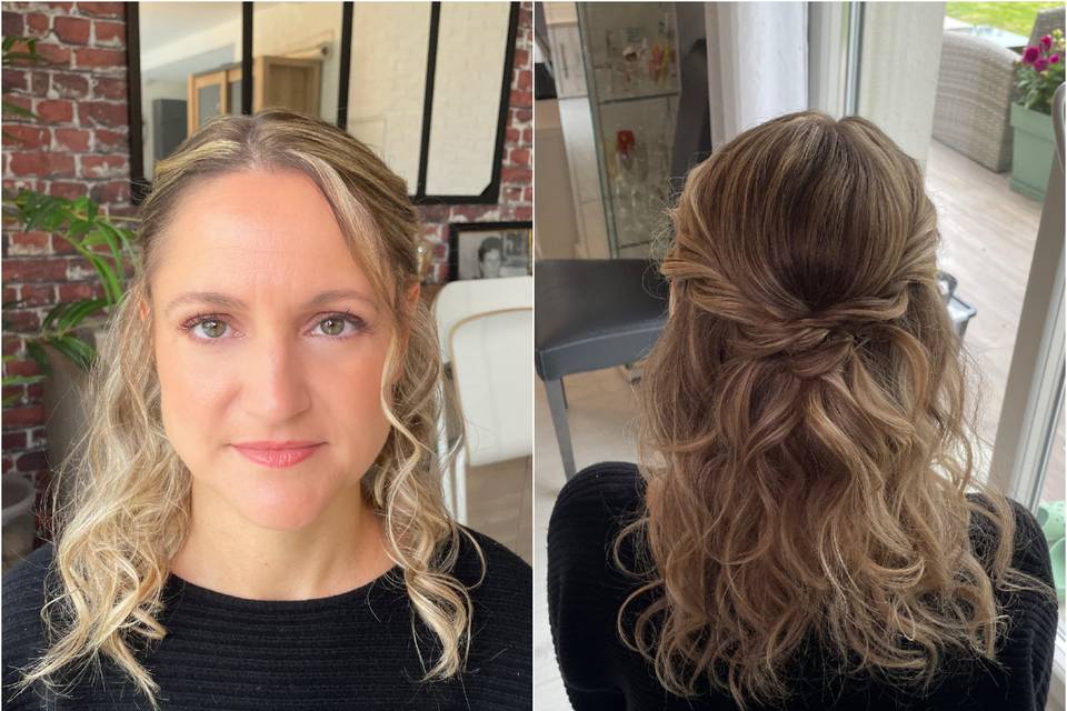 Maquillage et coiffure mariée