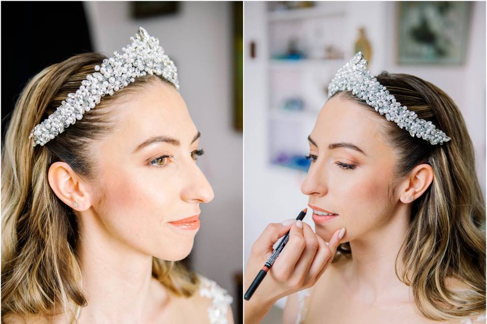 Maquillage et coiffure mariée