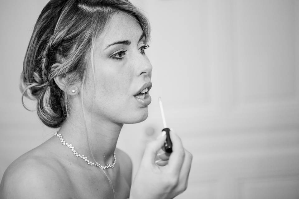 Maquillage de la mariée