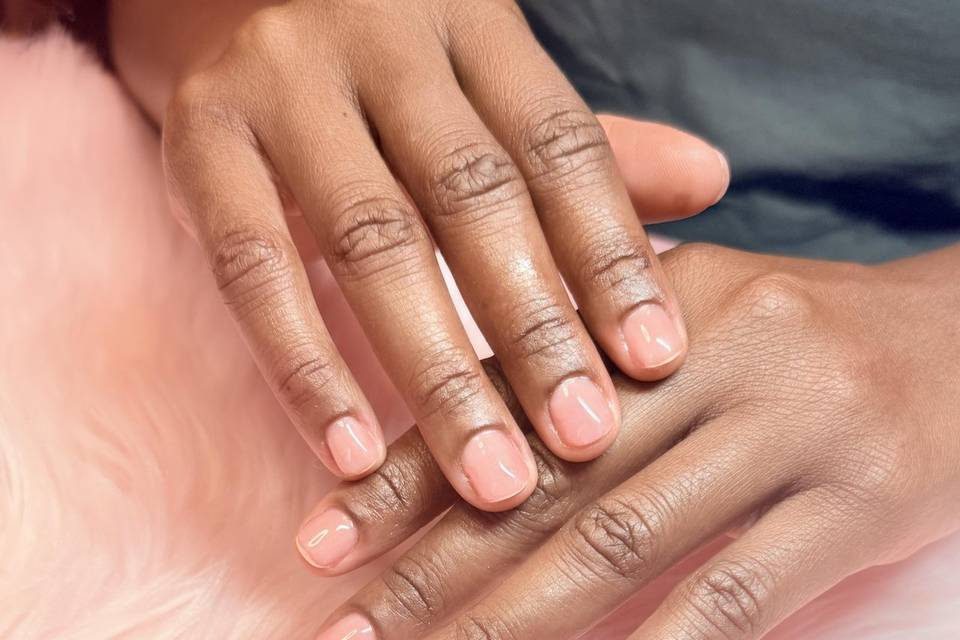 Gainage sur ongles naturel