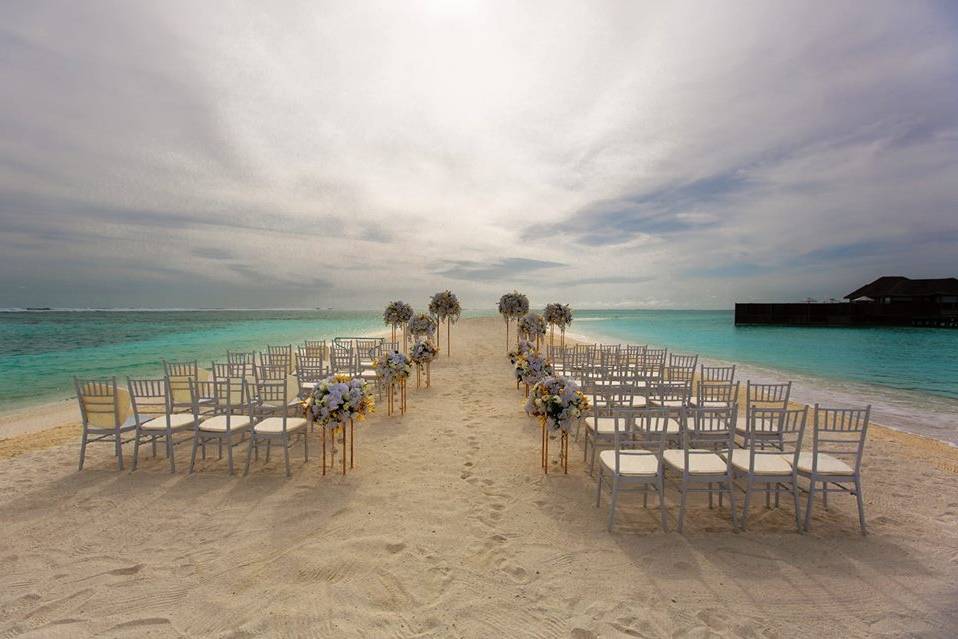 Wedding in paradise tropical