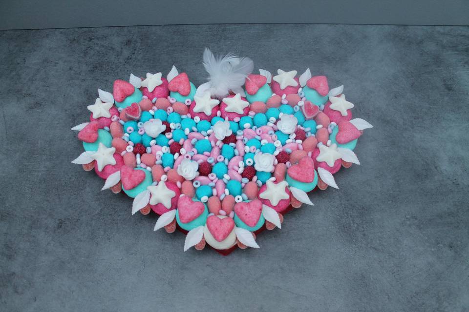 Gâteau coeur amour