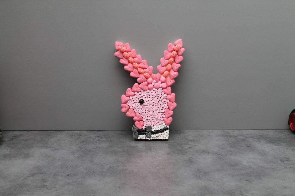 Lapin  rose