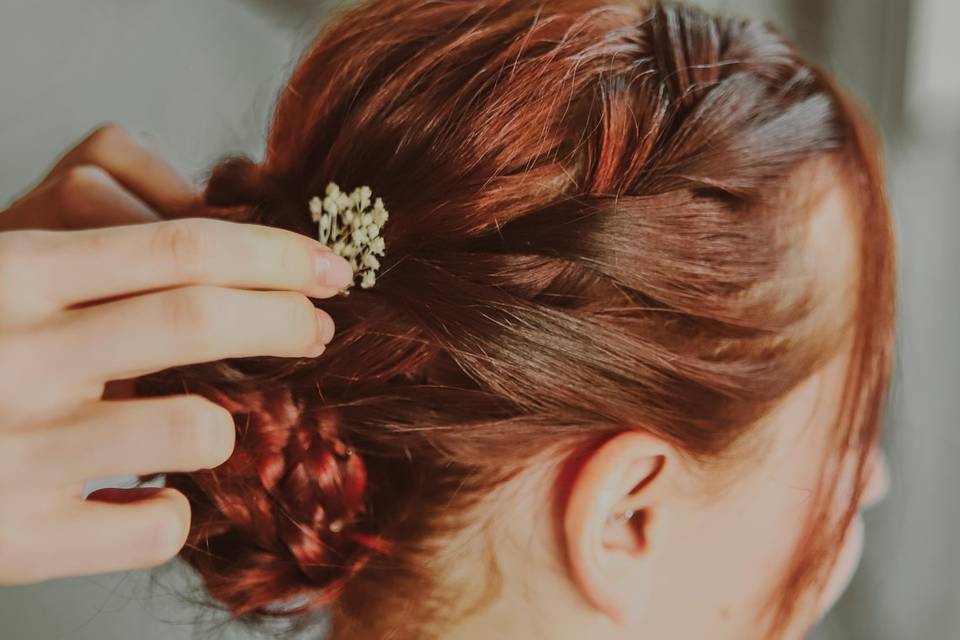 Chignon tressé