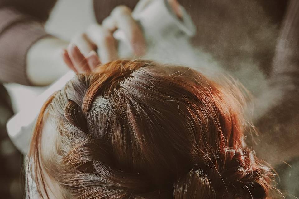 Chignon tressé