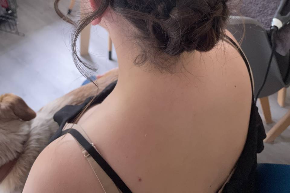 Chignon tressé