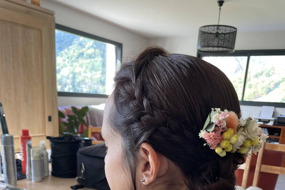 Chignon tressé