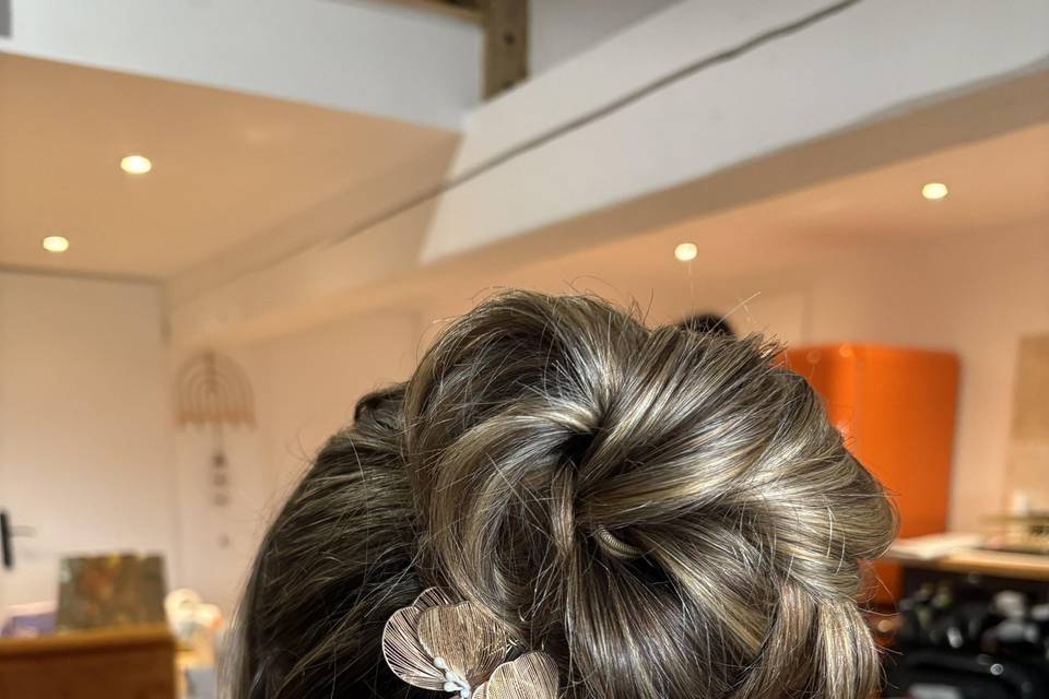 Chignon plaqué