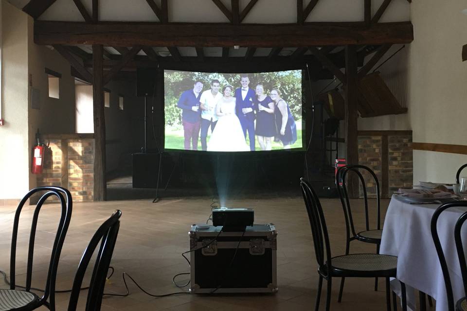 Option : vidéo projection