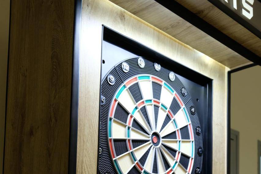 Jeu de flechettes installé 4