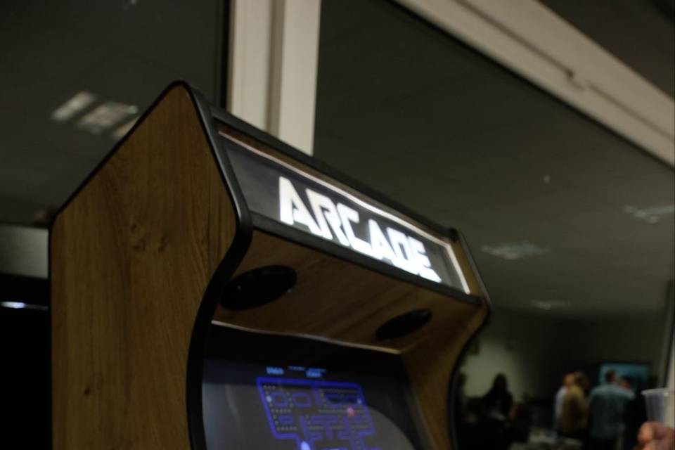 Borne d'arcade en jeu 1