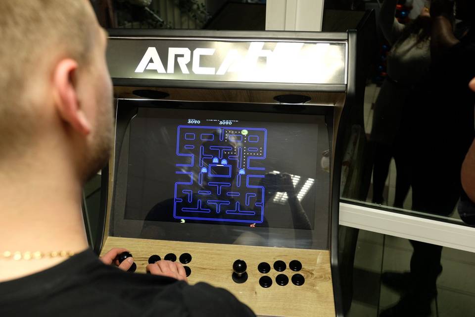 Borne d'arcade en jeu 2