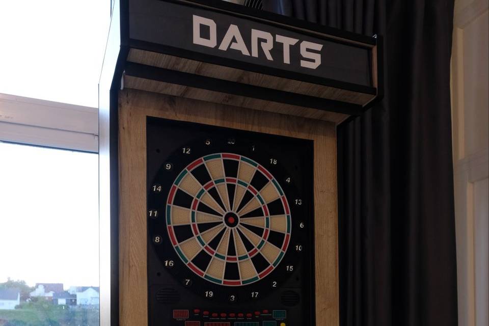 Jeu de flechettes installé 3
