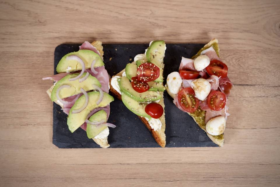 Trio toasts