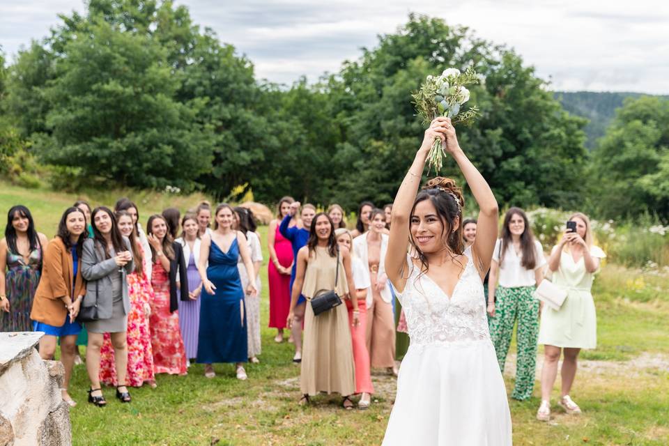 Lancé de bouquet