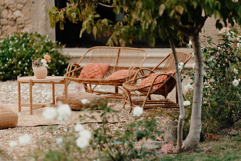 Espace détente mariage