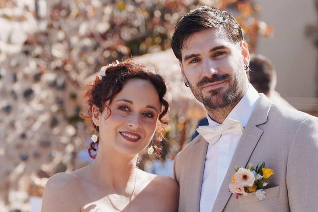 Couple mariage qr-cadre