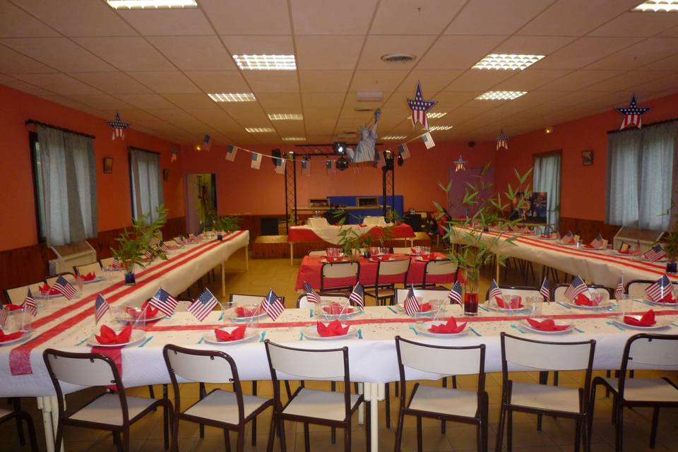 Salle décorée!